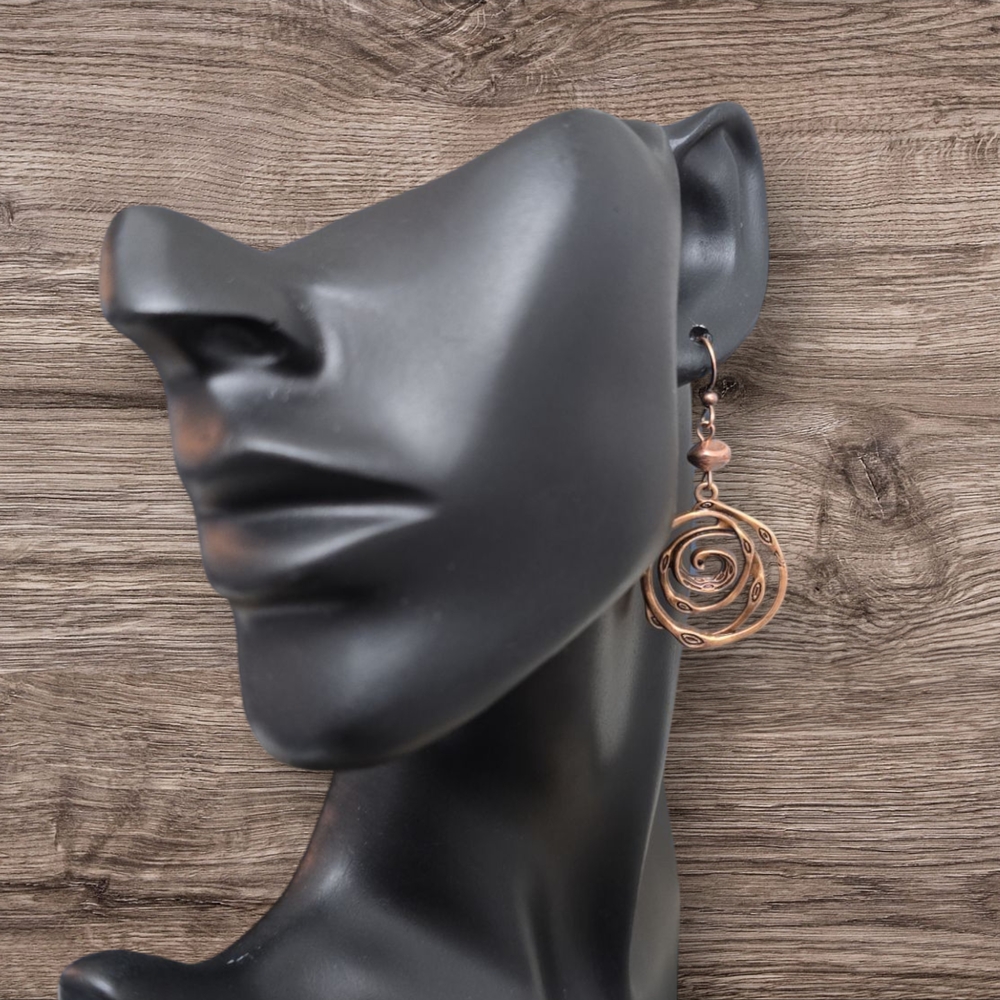 Spiral Statement Earrings